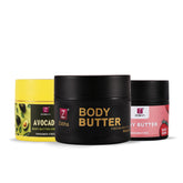 Combo of all 3 Body Butter- Cocoa, Avocado and Berry Berry